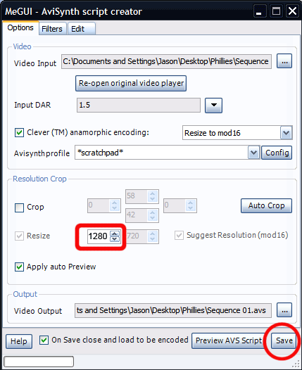 AVI Script Creator Tool