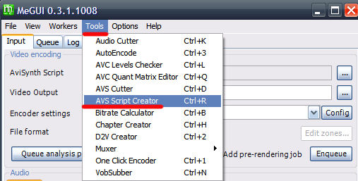 MeGUI Tools